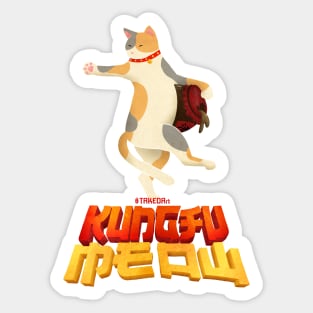 Kung Fu Cat #1 Sticker